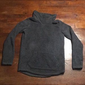 Grey fleece turtleneck pullover from c9